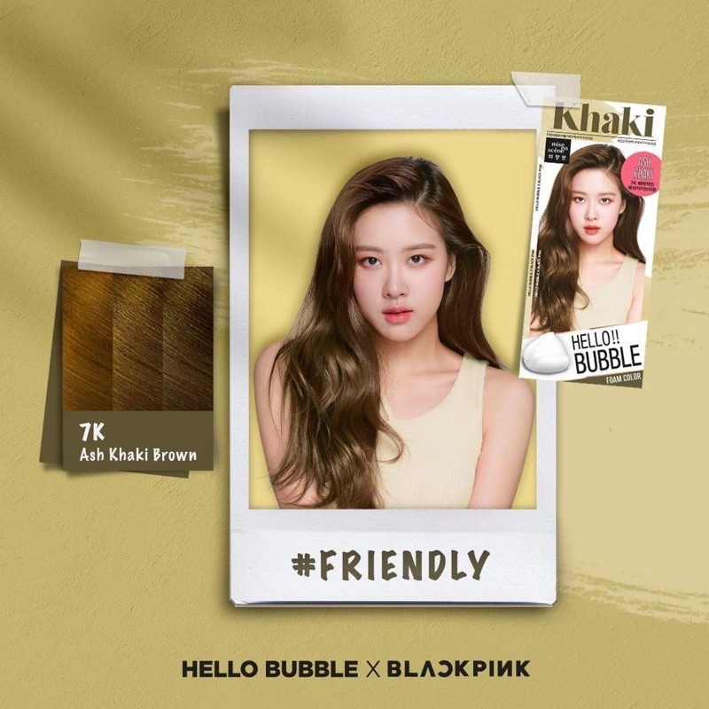 Thuốc nhuộm tóc bọt biển BLACKPINK HELLO BUBBLE Mise en scene Hàn Quốc