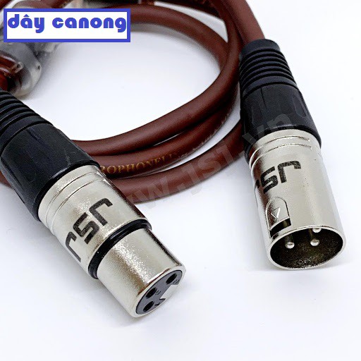 Dây Canon Đực-Cái Dài 1m hàng loại xịn - chống nhiễu cực tốt