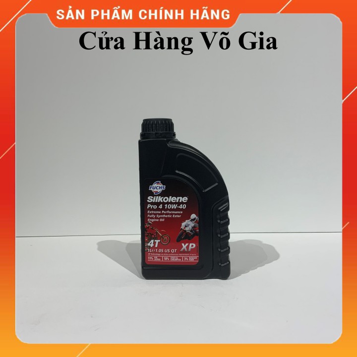 [Mã LIFEAU01 giảm 10% tới 50k đơn 150k] Nhớt Fuchs Silkolene Pro 4 10w40 1L