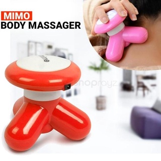 Máy massage cầm tay mini rung 3 chân MIMO XY-3199 dùng pin hoặc cáp sạc, máy mát xa toàn thân lưng cổ vai gáy tiện dụng