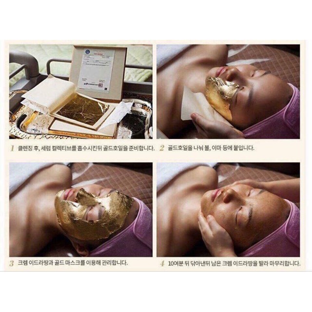 _sale_ ✵Bộ Mặt Nạ Vàng Lá 24K Luxury Gold Therapy Desembre ở đâu rẻ hơn thietbispa68 hoàn tiền