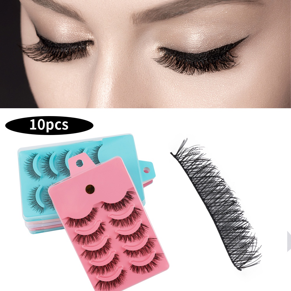 Bộ 5 Cặp Lông Mi Giả 3D Tạo Hiệu Ứng Tự Nhiên Cho Nữ