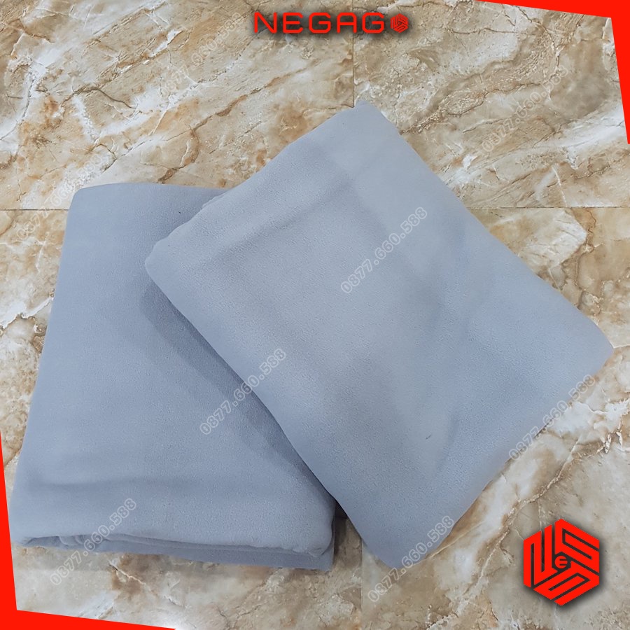 Chăn mỏng mùa hè mát, chăn văn phòng gấp gọn NỈ size 150x180cm | NEGAGO