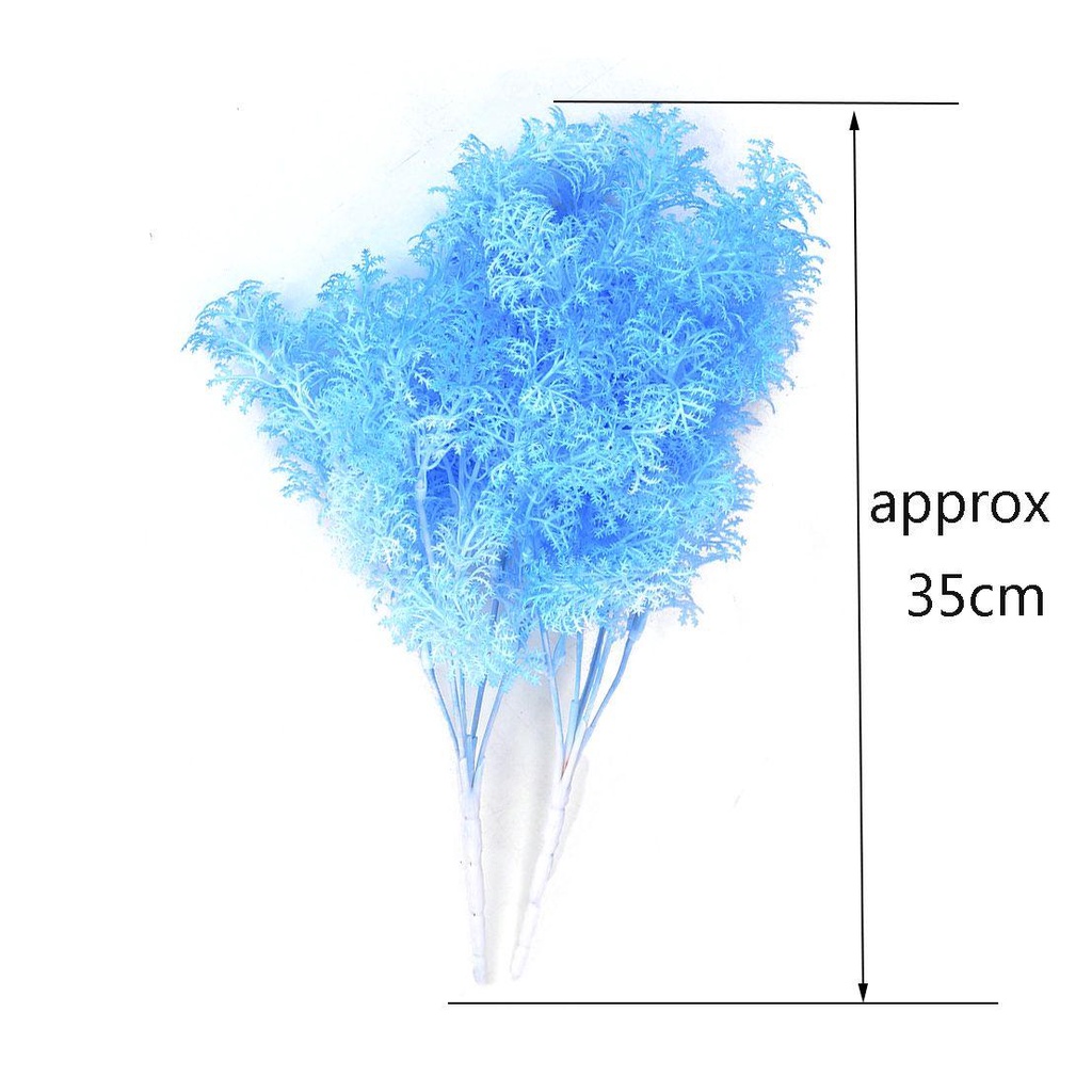 JARRED 1 Nhánh Hoa Lá Thông Nhân Tạo Nhiều Màu Sắc Tùy Chọn Trang Trí Nhà Cửa