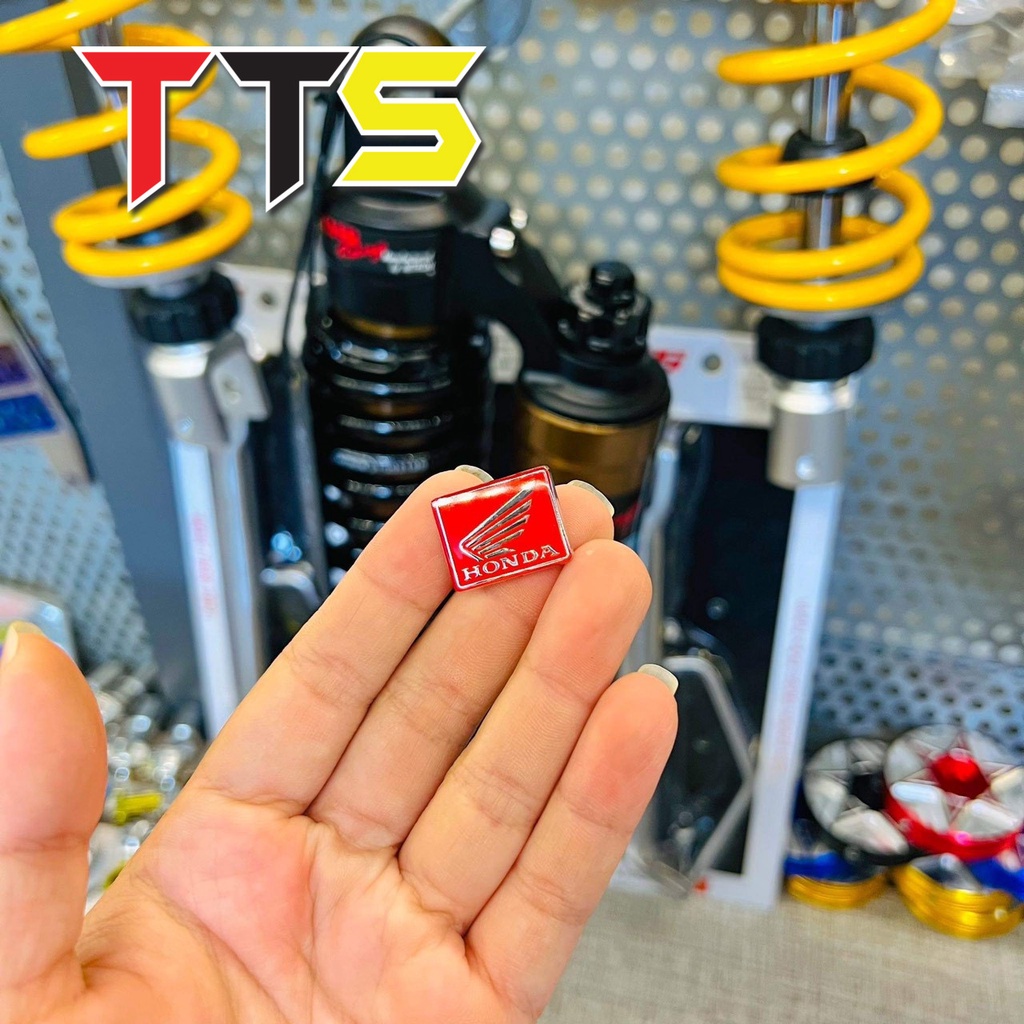 Logo honda nhỏ màu đỏ limited sử dụng dán đồng hồ, biển số, gác chân bao sắc nét