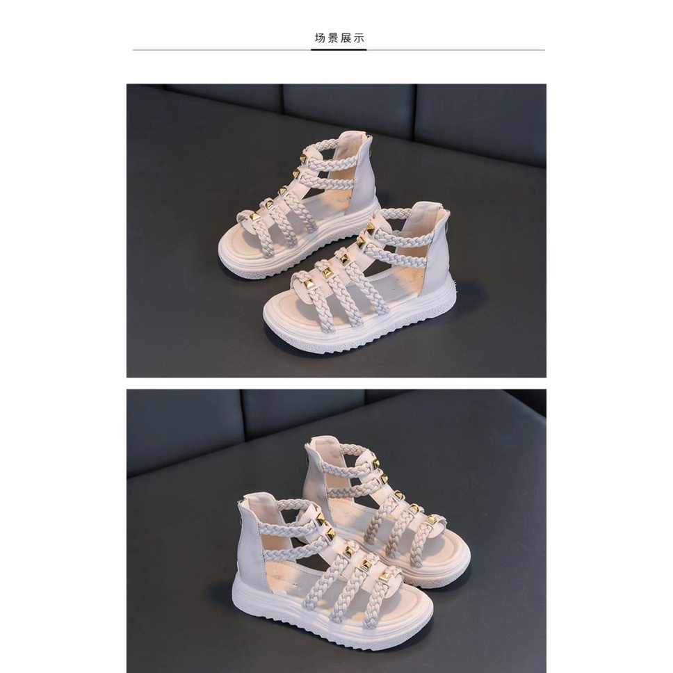 Xăng đan Đế Mềm Thời Trang Mùa Hè 2022 Cho Bé Gái 3-4 - 5-6 - 7-8 - 9-10 - 11-12 Tuổi