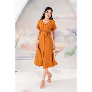 Váy SM túi ngực cam HM