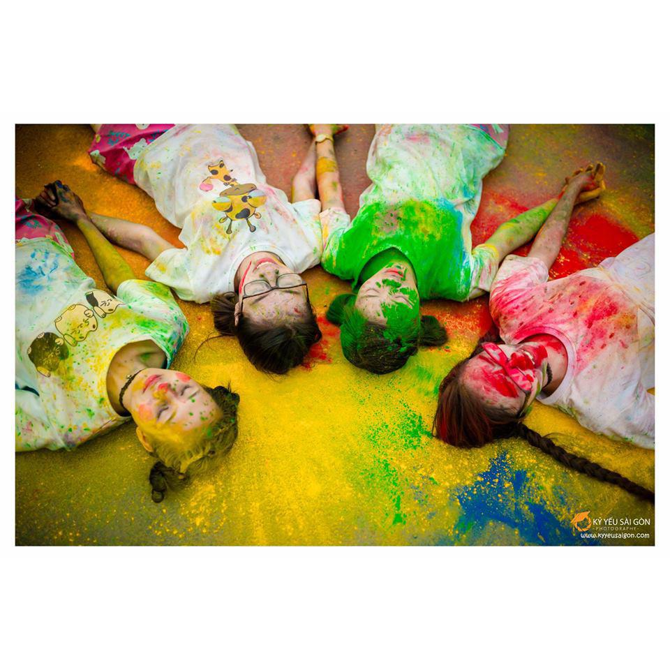 1KG Bột màu chụp ảnh kỉ yếu
