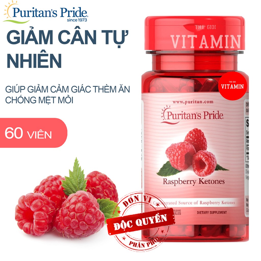 Combo giảm cân tăng cơ,cho cơ thể khó giảm L Carnitine, Raspberry ketone Puritans Pride