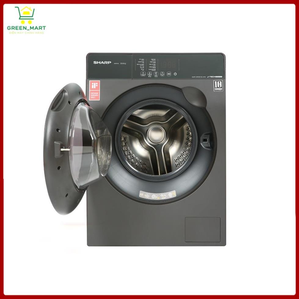 Máy Giặt Cửa Trước Lồng Ngang 9.5kg Inverter Sharp ES-FK954SV-G --Chỉ giao tại HN--
