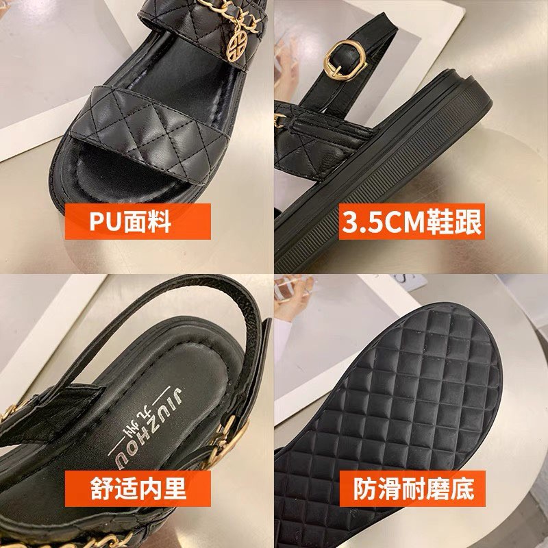 Dép quai hậu ChaneI xích quai sau