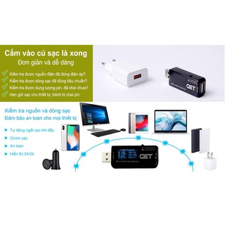 Bộ dòng, điện áp USB Tester QCT