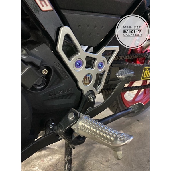 Nẹp sườn CNC Raider Satria tặng kèm tem titan
