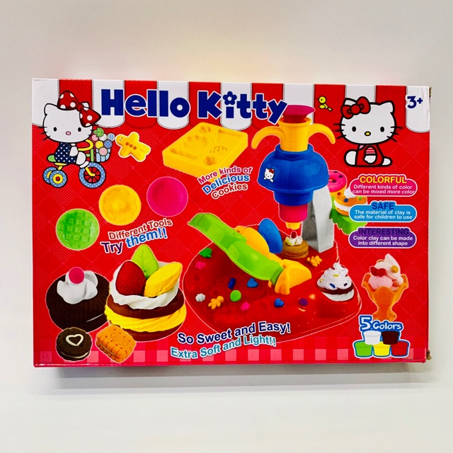 Đồ chơi đất sét máy làm kem Hello Kitty DN 841