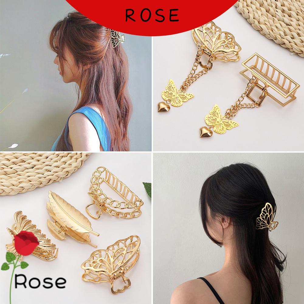 Kẹp Tóc Hình Bướm Phối Tua Rua Thời Trang Cho Nữ