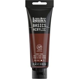 Màu vẽ acrylic liquitex basics acrylic colour 118ml burnt sienna 127