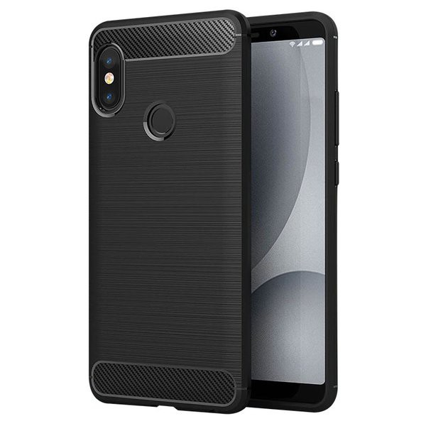 Ipaky Ốp Điện Thoại Tpu Silicon Mềm Sợi Carbon Cho Xiaomi Redmi Note 5 / 5 Pro 5pro