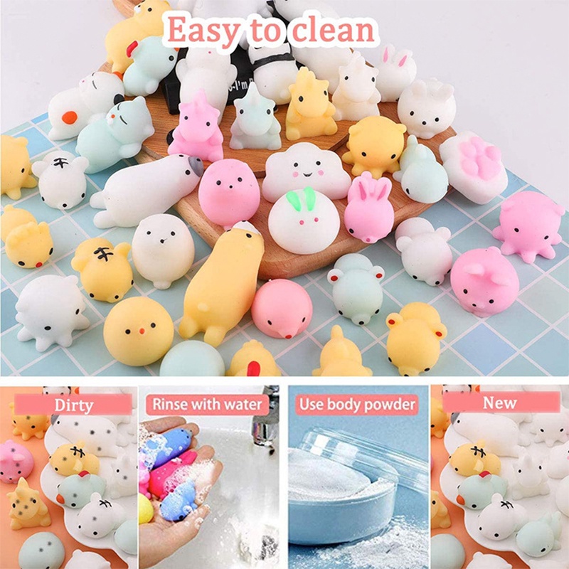 Đồ chơi squishy ZHAN QI TOYS giải tỏa căng thẳng thiết kế hình động vật dễ thương