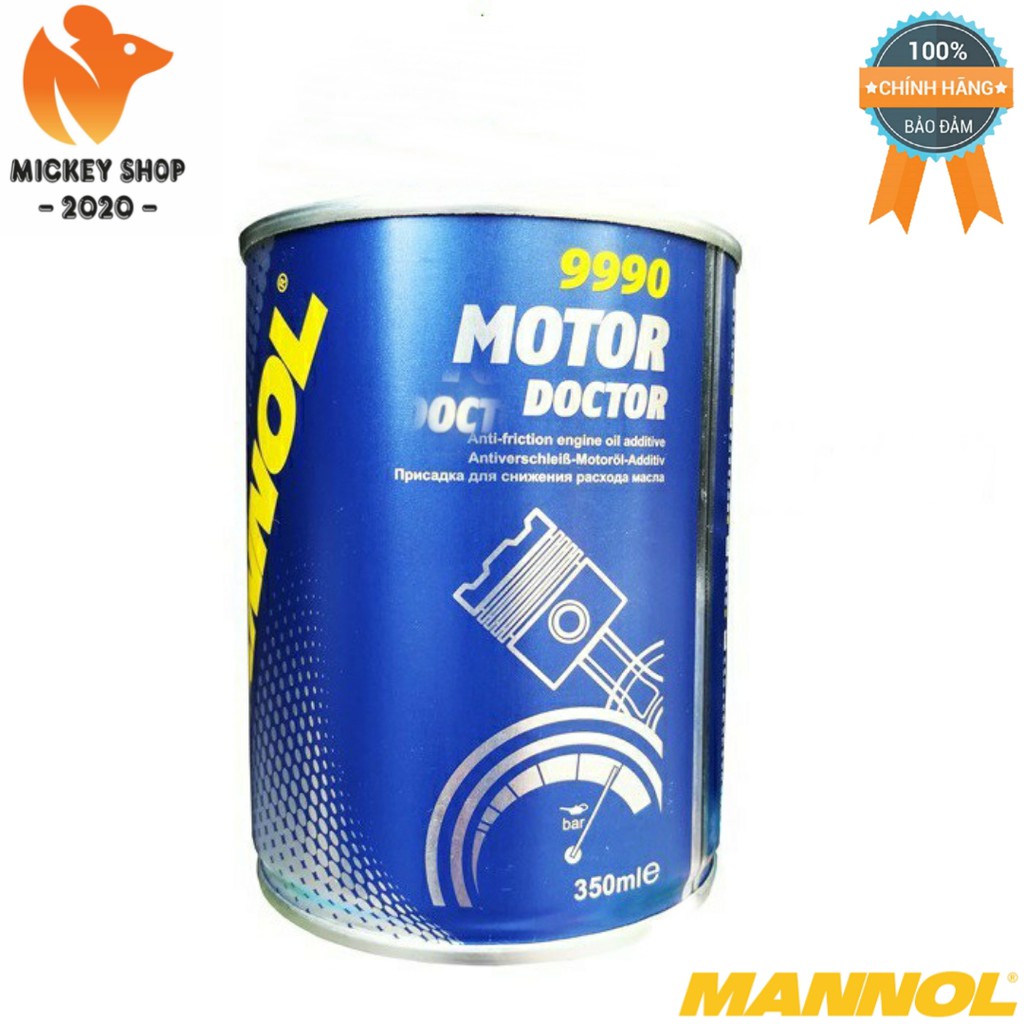 [Pro] Tăng Độ Nhờn Của Nhớt, Giảm Ma Sát, Tăng Công Suất MANNOL 9990 – 350ML Motor Doctor, Hàng Đức Chính Hãng