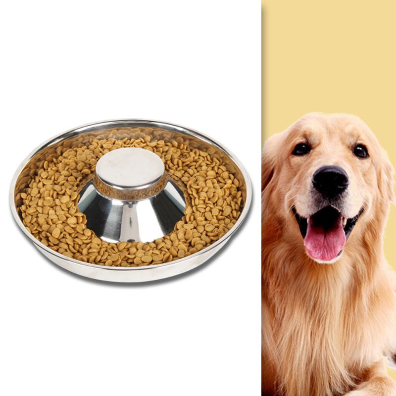 Bát Đựng Thức Ăn Nước Uống Bằng Thép Không Gỉ Bền Dành Cho Thú Cưng