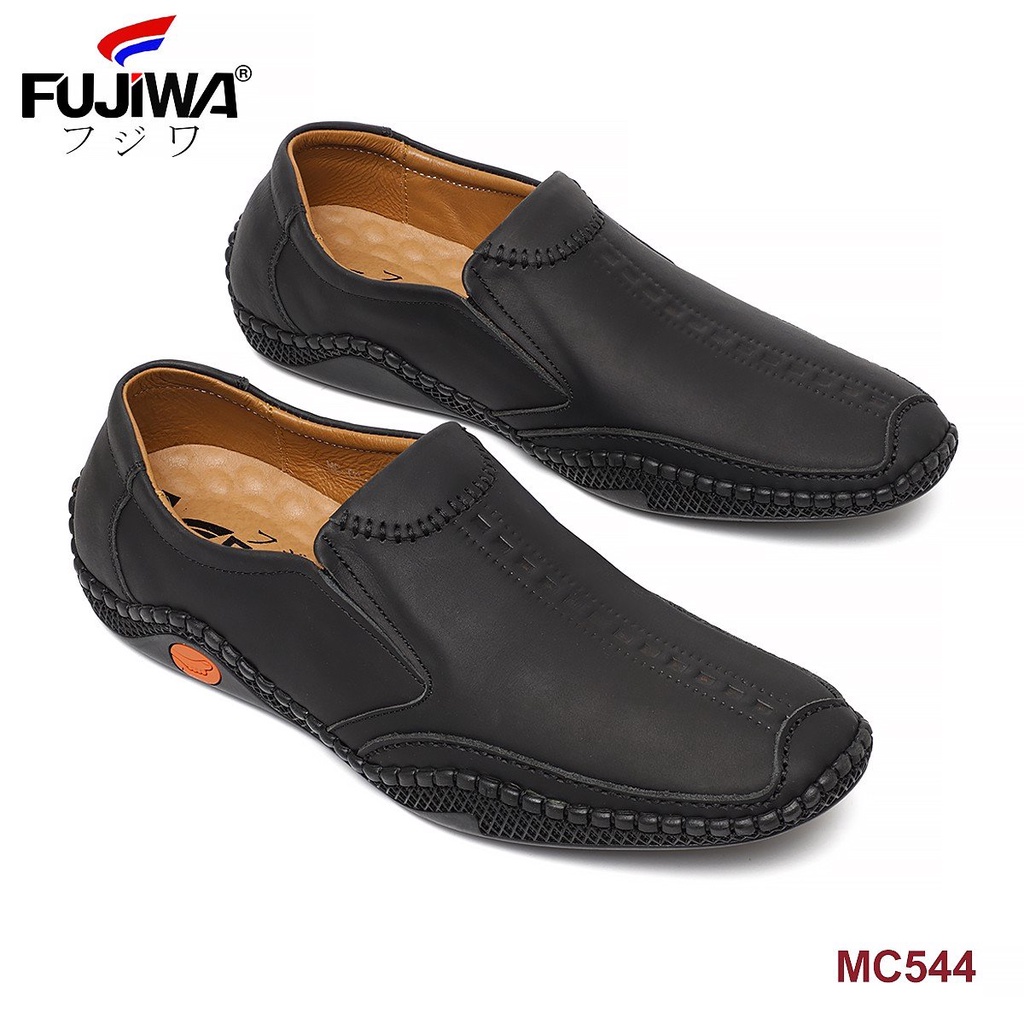 Giày Lười Nam Da Bò FUJIWA - MC544. Đế Giày Là Cao Su Thiên Nhiên, Đế Cao 3cm. Có Size:  38, 39, 40, 41, 42, 43