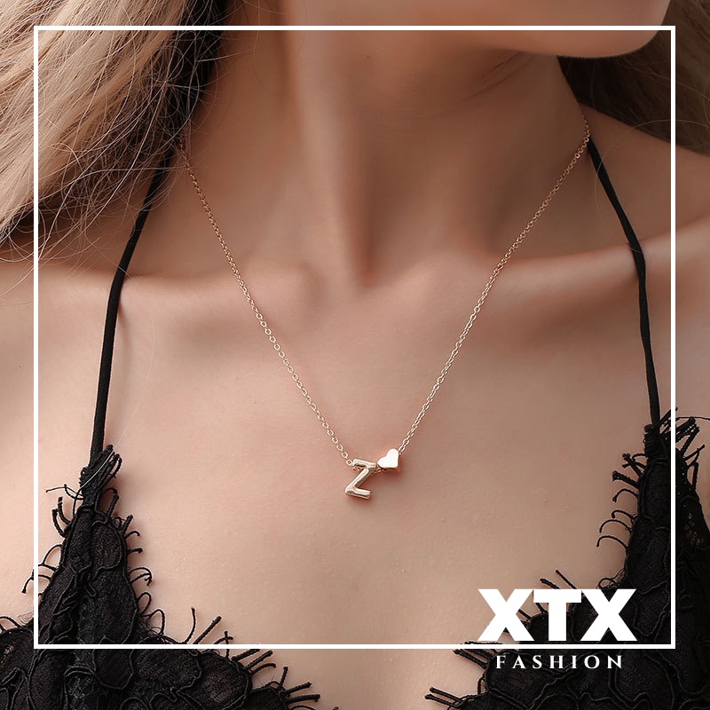Vòng cổ Mặt 26 Chữ Cái Thời Trang Hàn Quốc
