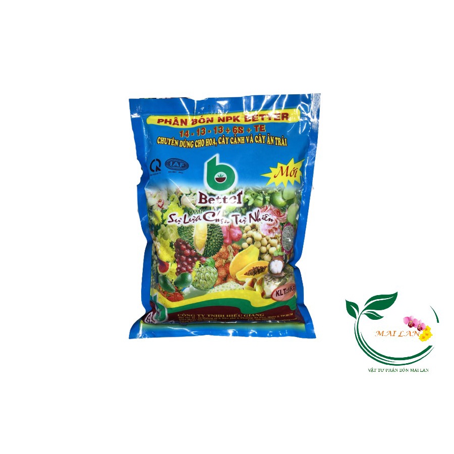 Phân Bón NPK (3 Màu) Better 14-13-13+6S+TE - #138# 1kg