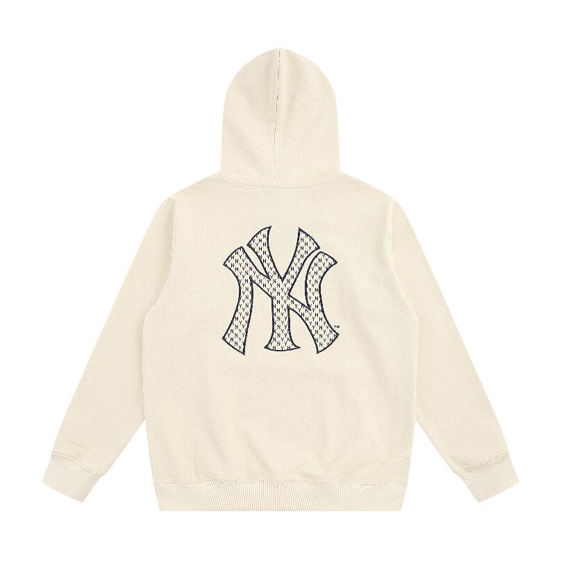 ❤❀  ❤ Mlb Áo Hoodie Họa Tiết Thêu Chữ NY Thời Trang Cho Nam Nữ