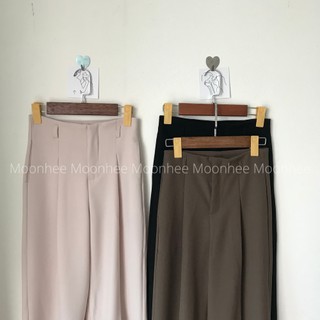 Quần Vải Cạp Cao 2 Đỉa q607 MoonHee