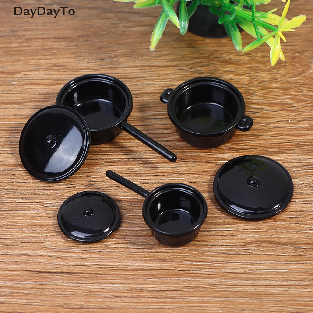 Set 3 món dụng cụ nhà bếp thu nhỏ tỉ lệ 1:12 cho nhà búp bê