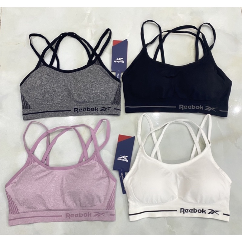 Áo lót thể thao Ree.bok Sport Bra Medium Support xuất xịn tập gym yoga chơi các môn thể thao