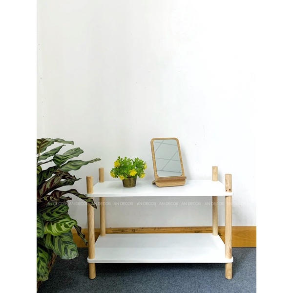 Kệ Gỗ Decor 2-3-4 Tầng Phong Cách Châu Âu Kệ Trang Trí Kệ Mỹ Phẩm Kệ Sách
