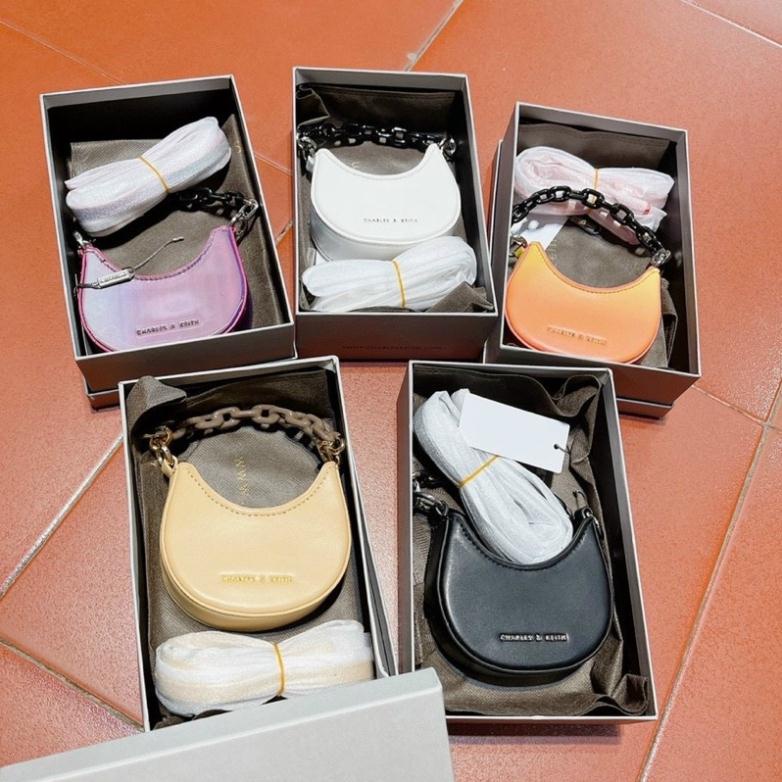 Túi cê ka mini dáng bầu bản 2 dây kèm hộp hàng cao cấp