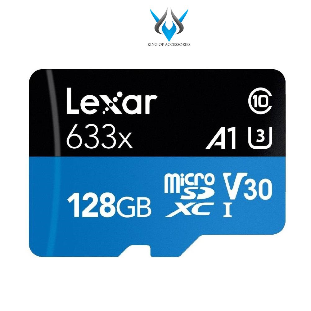 Thẻ nhớ MicroSDXC Lexar 128GB 633x A1 V30 U3 4K 95MB/s
