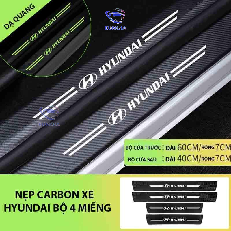 Nẹp Dán Vân Carbon Chống Trầy Xước Bảo Vệ Bậc Cửa Xe Hơi/ Bảo Vệ Cốp Sau Xe Hơi Cho Nhiều Hãng Xe