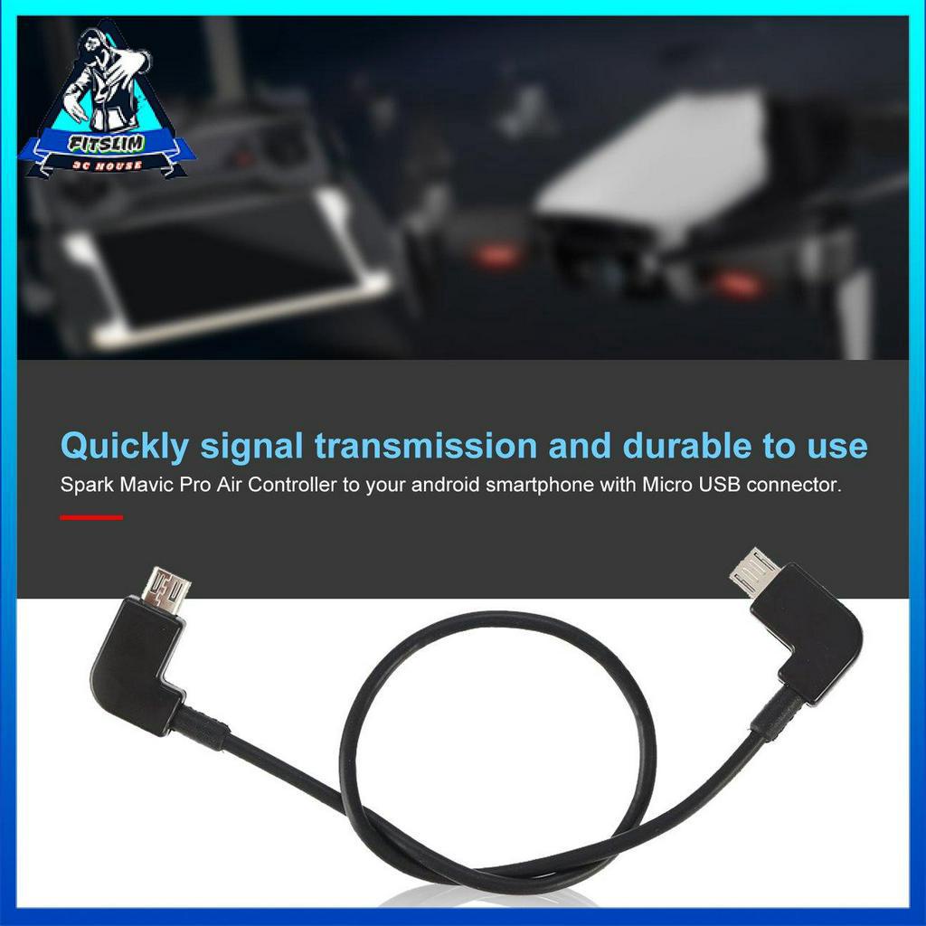 Dây cáp dữ liệu Micro USB sang Micro USB Android cho bộ điều khiển DJI Spark Mavic