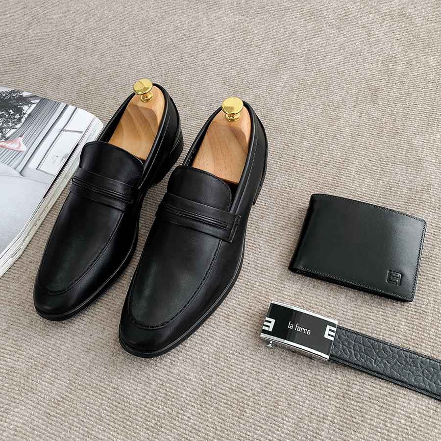 Giày Da Nam LAFORCE Penny Loafer GNLAMJ238-F1-D Tặng Tất Nam Cao Cấp