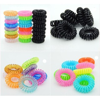 Set 5 Cột Tóc Lò Xo Co Giãn Size Nhỏ 2,5cm/3cm/4cm
