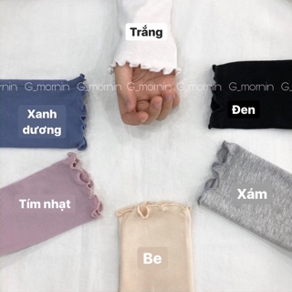 Áo pull cổ lọ viền sóng