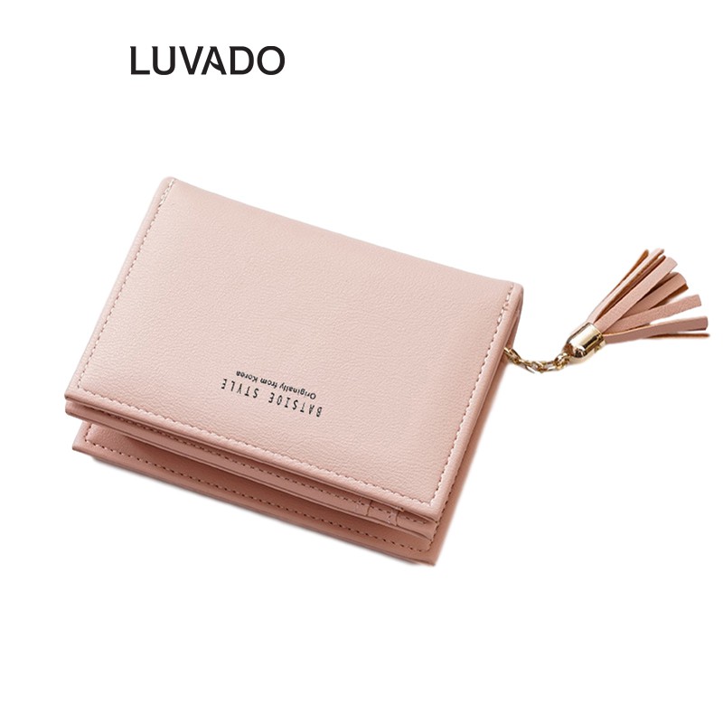Ví nữ mini cute đẹp cầm tay BATSIOE thời trang cao cấp nhỏ gọn bỏ túi LUVADO VD370