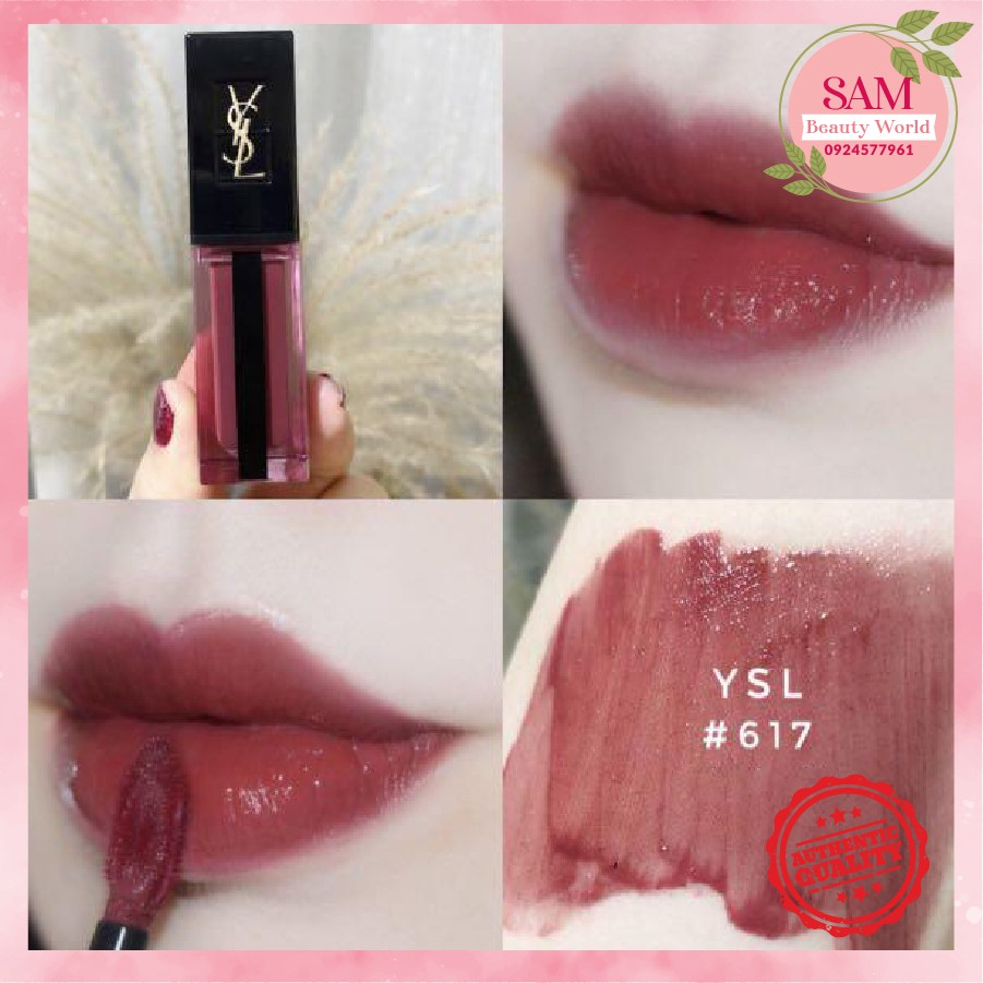 Son Kem YSL  Water Stain 617 Nâu Mận Bí Ẩn Quyến Rũ | BigBuy360 - bigbuy360.vn