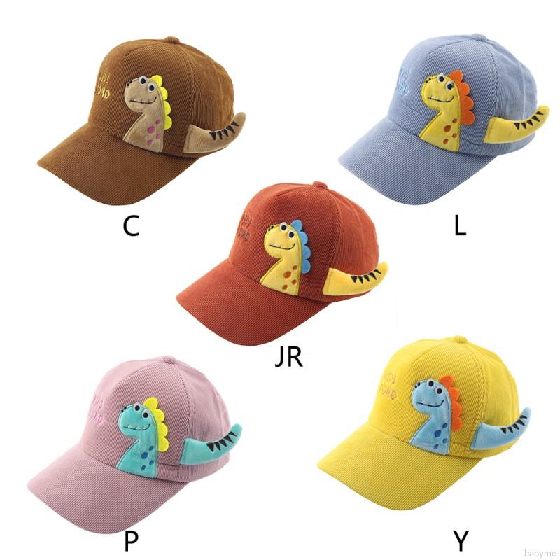 New Fashion Baseball Hat Kids Girl Boys Cartoon Dinosaur Wool Cap Children Hats