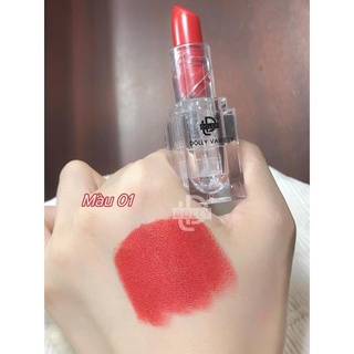 Son thỏi lì siêu mịn môi DOLLY VARIETY [Màu Hồng trà sữa]