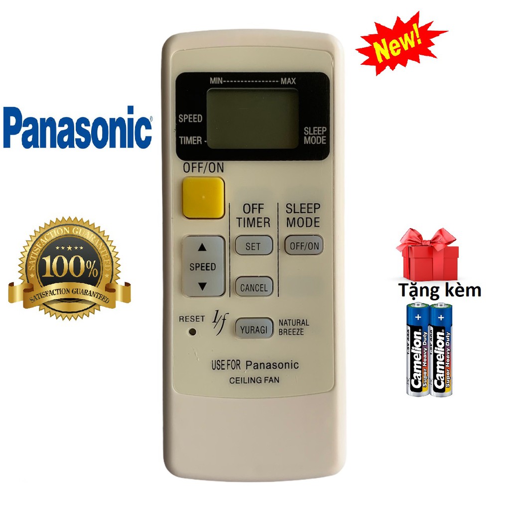 Điều khiển quạt trần Panasonic 5 cánh các dòng F60 remote quạt trần - Hàng mới [ tặng kèm pin ]