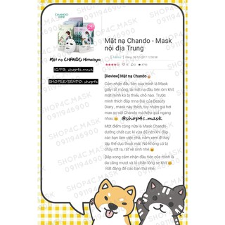 Hộp 20 mặt nạ Chando