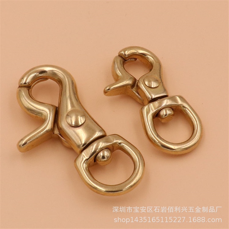 Móc khóa càng cua thiết kế đồng thau , móc chìa khóa xe máy oto