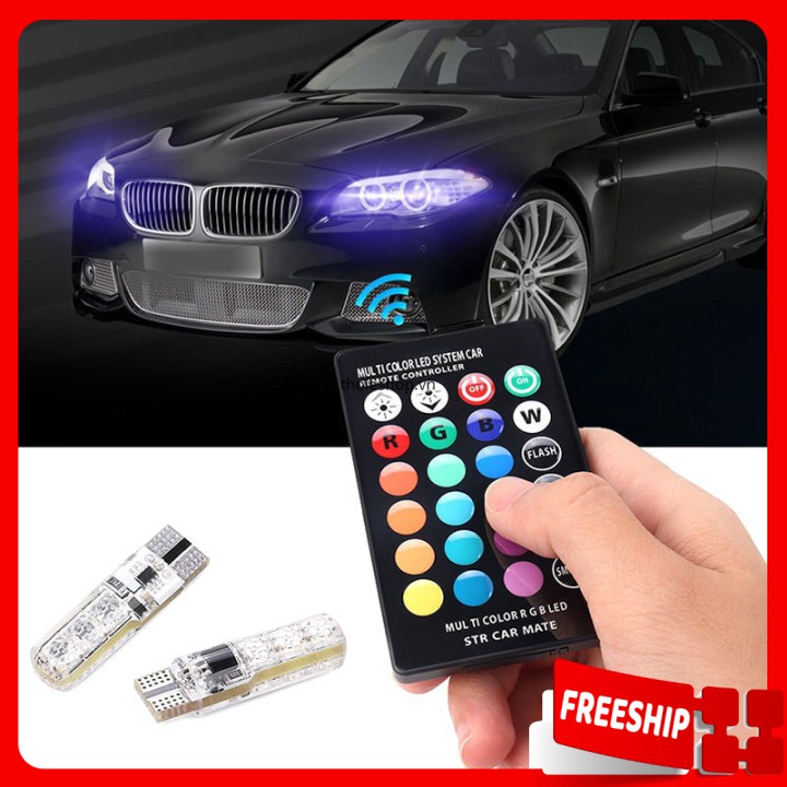 Đèn led trang trí  🔖1 ĐỔI 1 🔖 ĐÈN LED DEMI 16 MÀU CÓ REMOTE ĐIỀU KHIỂN TỪ XA 3682