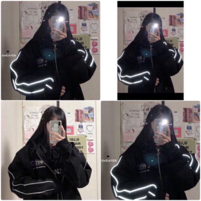 Áo khoác sweater viền mí | BigBuy360 - bigbuy360.vn