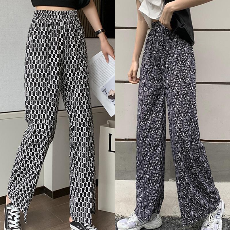 Quần Dài Lưng Cao Hoạ Tiết In Thời Trang Mùa Hè | BigBuy360 - bigbuy360.vn