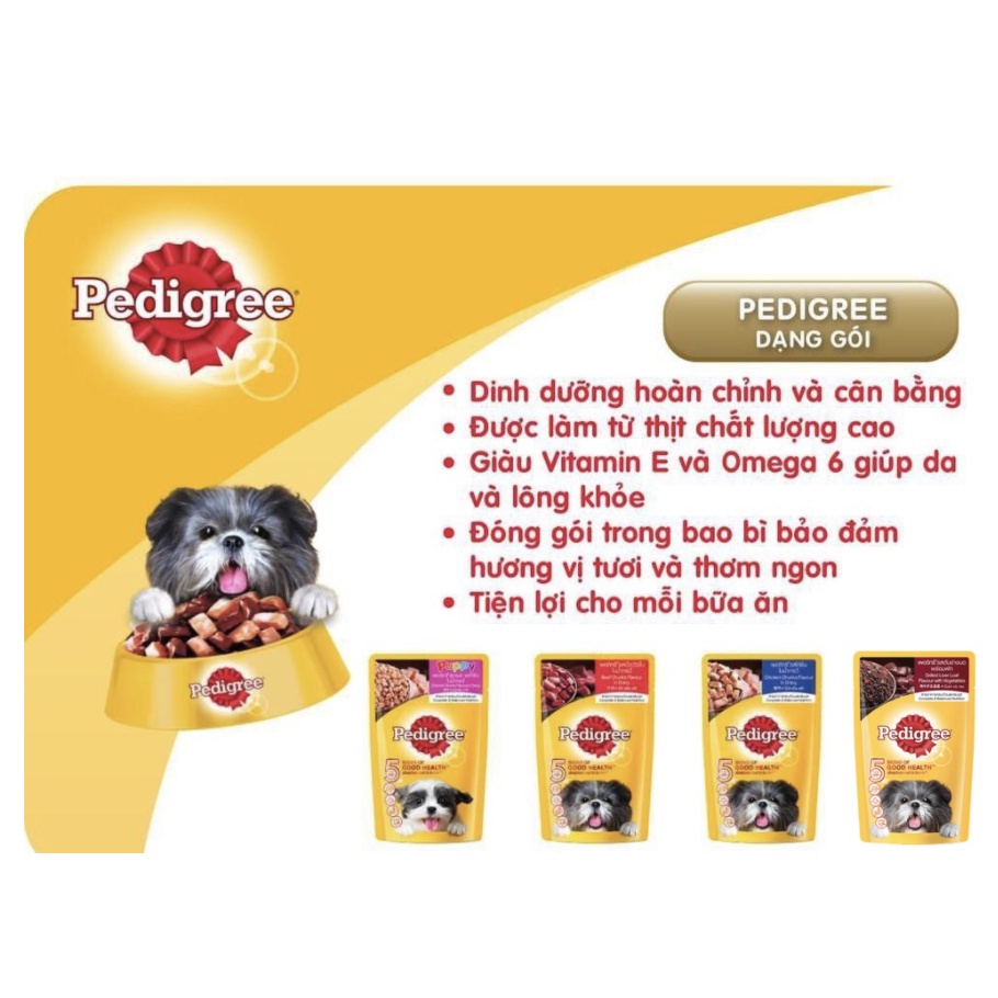 Sốt pate Pedigree cho chó giàu dinh dưỡng